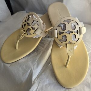 Tory Burch Yellow Sandals. Closing Closet